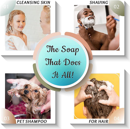 5 Bar Bag - All White Fragrance Free Bars